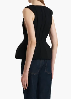 Khaite Shirts & Tops-Dani Top in Black