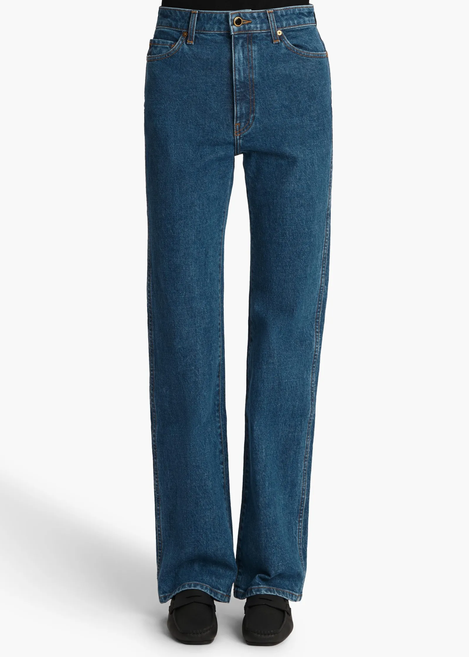 Khaite Danielle-Danielle Stretch Jean in Montgomery
