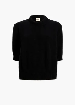 Khaite Knitwear-Davin Sweater in Black