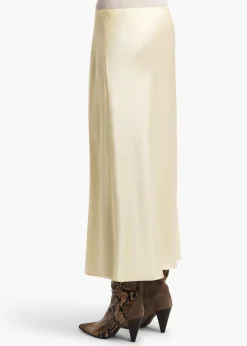 Khaite Skirts & Shorts-Demi Skirt in Pale Yellow