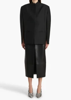 Khaite Leather|Jackets-Dolso Jacket in Black