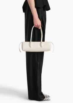 Khaite Shoulder Bags-Donna Shoulder Bag in Cream Leather