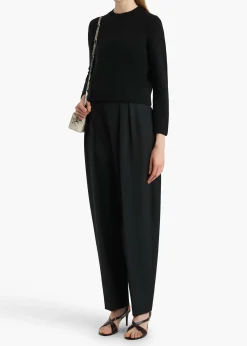 Khaite Pants-Dugan Pant in Black
