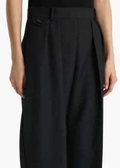 Khaite Pants-Dugan Pant in Black