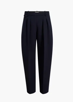Khaite Pants-Dugan Pant in Dark Navy