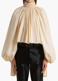 Khaite Shirts & Tops-Durer Top in Bone