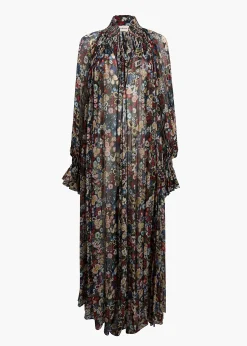 Khaite Dresses-Edgar Dress in Black Multi