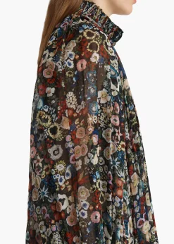 Khaite Dresses-Edgar Dress in Black Multi
