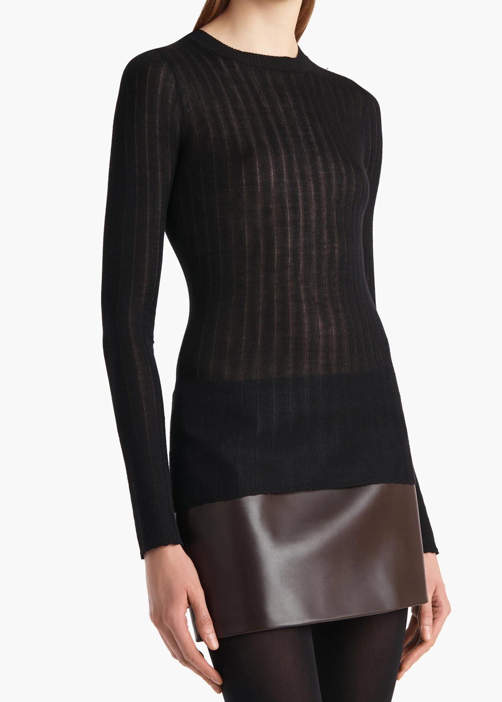 Khaite Shirts & Tops-Elm Top in Black