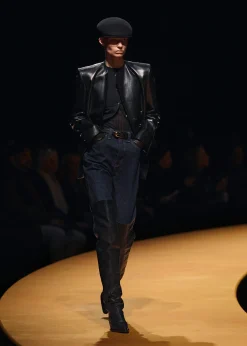 Khaite Leather|Jackets-Elona Jacket in Black Leather
