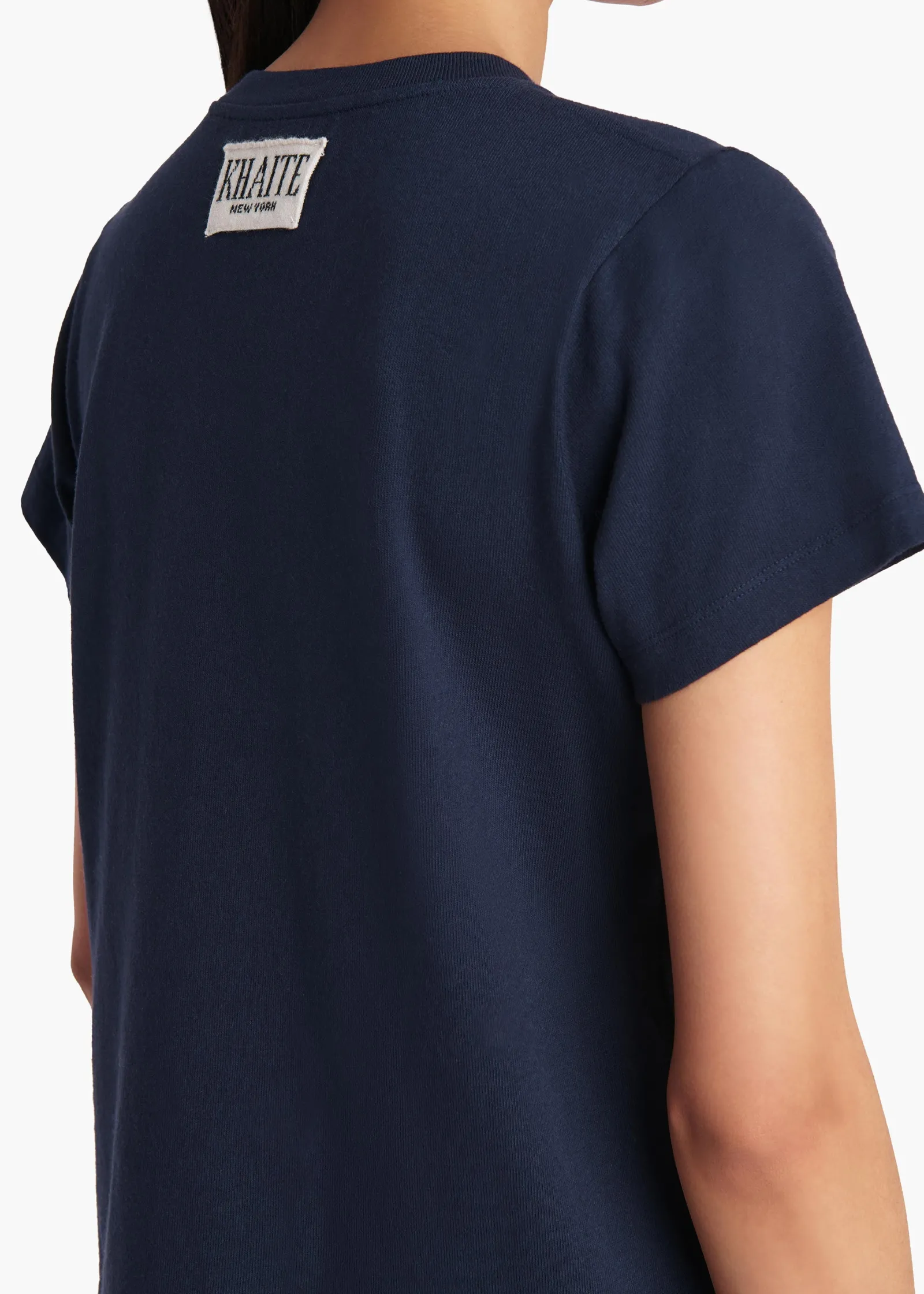 Khaite T-Shirts & Tanks-Emmylou T-Shirt in Indigo