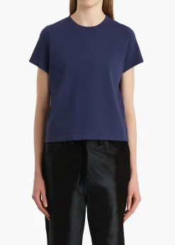 Khaite T-Shirts & Tanks-Emmylou T-Shirt in Royal