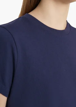 Khaite T-Shirts & Tanks-Emmylou T-Shirt in Royal