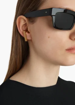 Khaite Jewelry-Empire Ear Cuffs in Gold