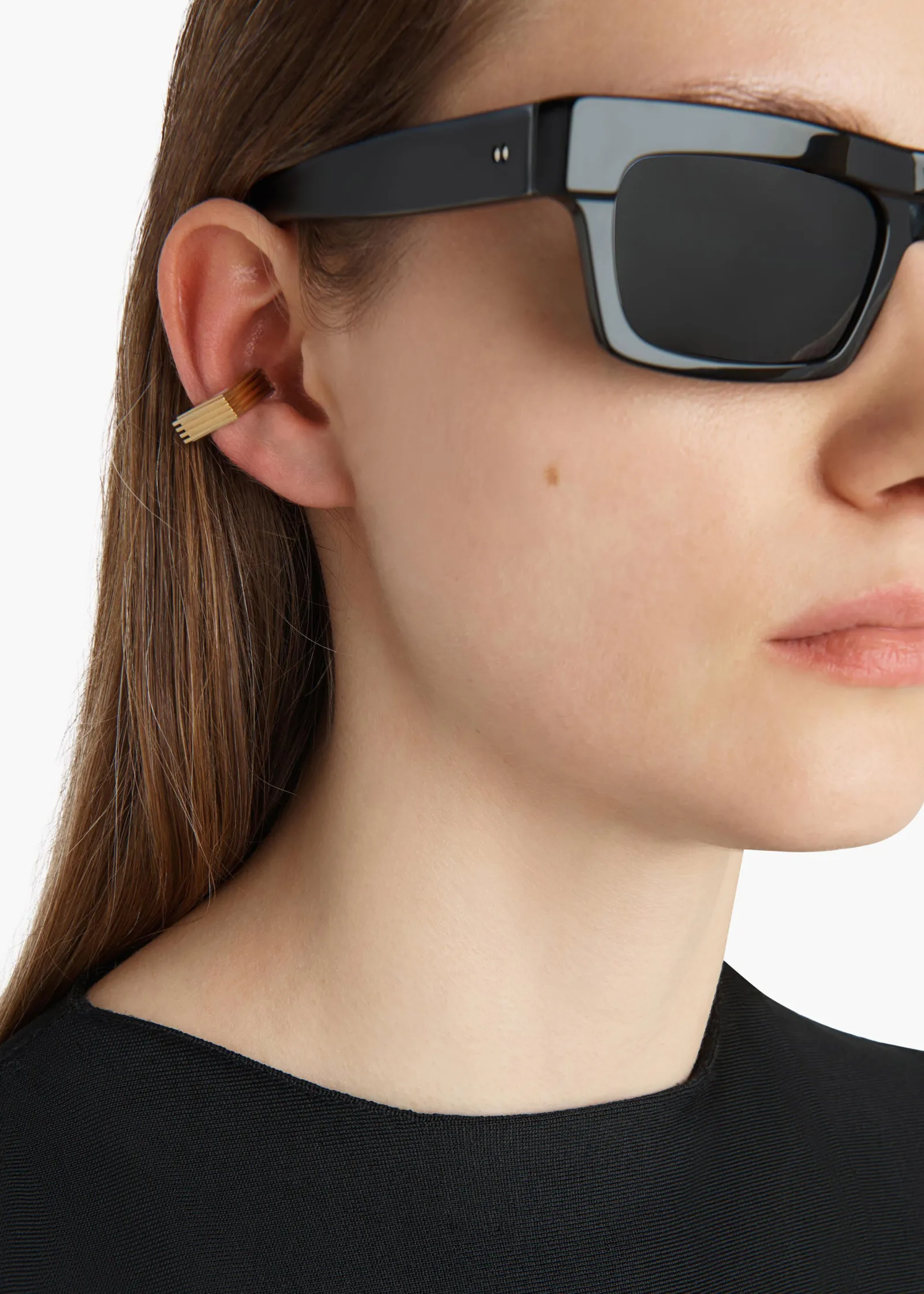 Khaite Jewelry-Empire Ear Cuffs in Gold