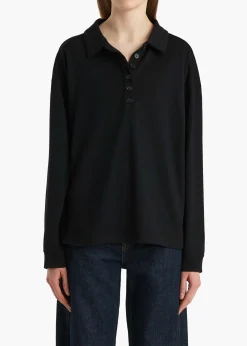 Khaite Shirts & Tops-Faithful Top in Black