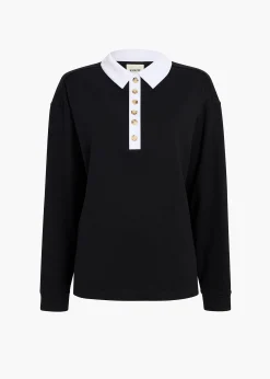 Khaite Shirts & Tops-Faithful Top in Black and White