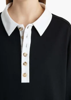 Khaite Shirts & Tops-Faithful Top in Black and White