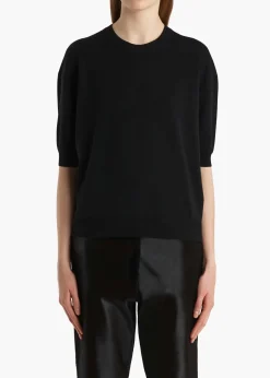 Khaite Knitwear|Shirts & Tops-Faye Top in Black