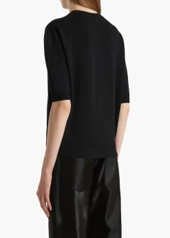 Khaite Knitwear|Shirts & Tops-Faye Top in Black
