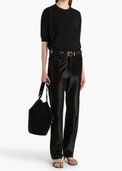 Khaite Knitwear|Shirts & Tops-Faye Top in Black