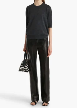 Khaite Knitwear|Shirts & Tops-Faye Top in Storm