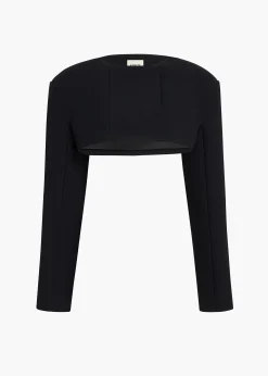 Khaite Leather|Jackets-Fenla Jacket in Black