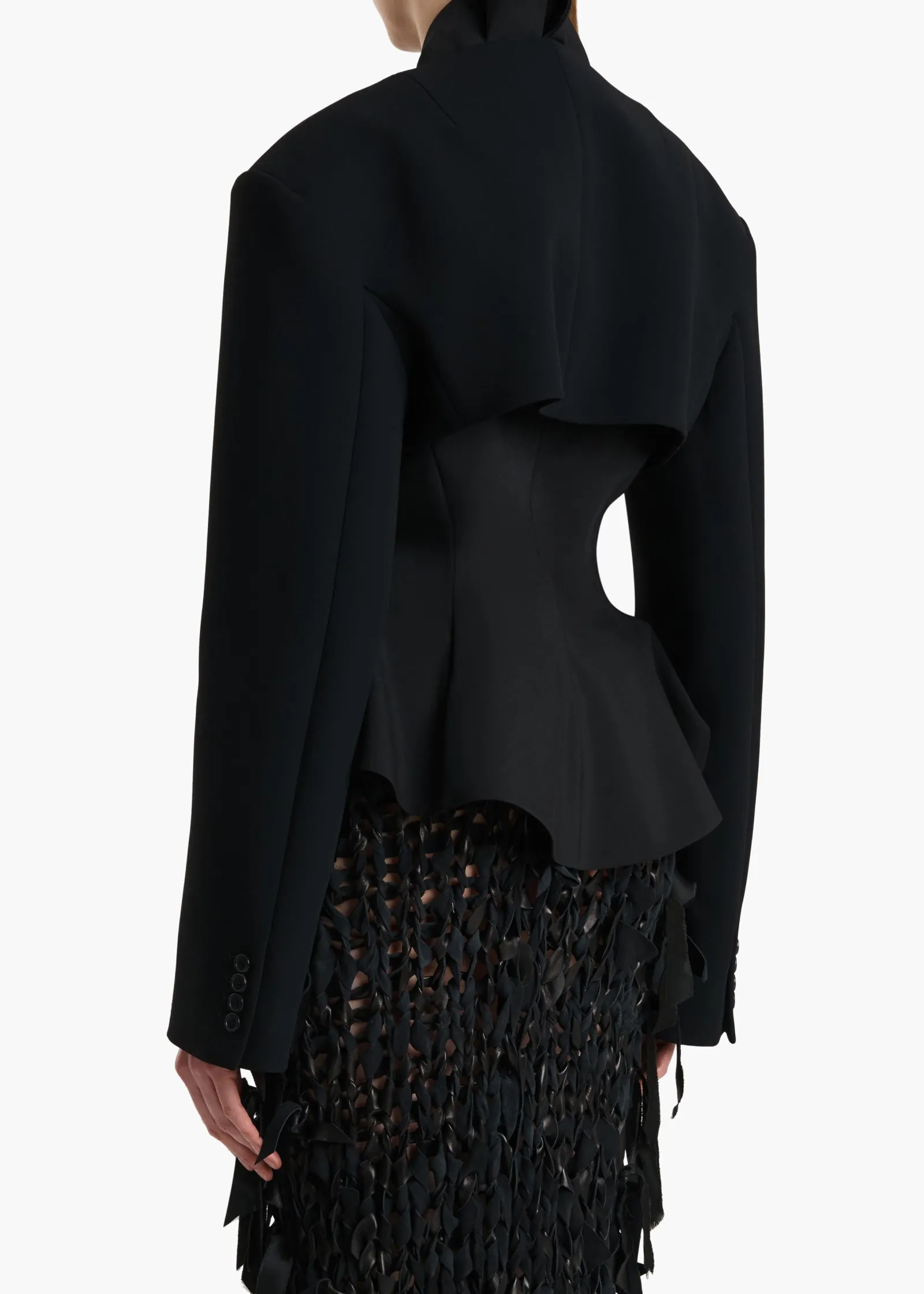 Khaite Leather|Jackets-Fenla Jacket in Black