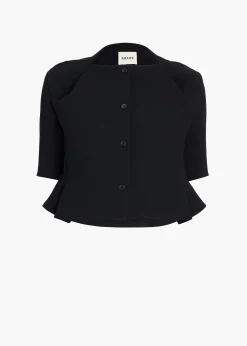Khaite Jackets-Franc Jacket in Black