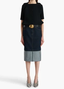 Khaite Jackets-Franc Jacket in Black