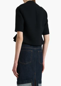 Khaite Jackets-Franc Jacket in Black