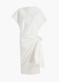 Khaite Dresses-Fray Dress in Chalk