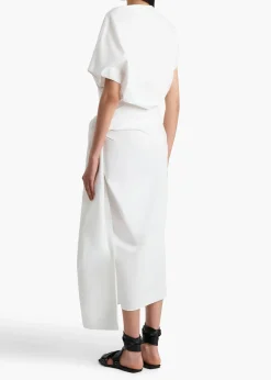 Khaite Dresses-Fray Dress in Chalk
