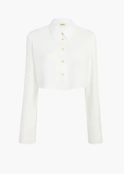 Khaite Shirts & Tops-Fritz Top in Chalk