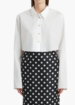 Khaite Shirts & Tops-Fritz Top in Chalk