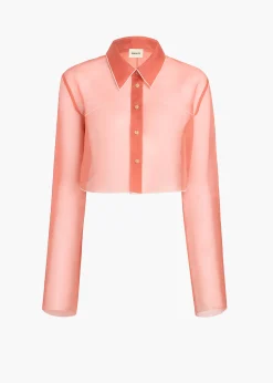 Khaite Shirts & Tops-Fritz Top in Dahlia