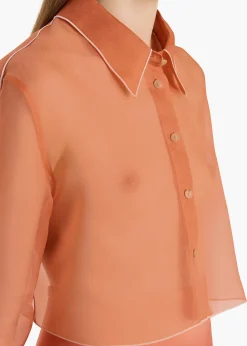 Khaite Shirts & Tops-Fritz Top in Dahlia
