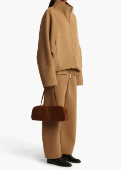 Khaite Outerwear & Coats|Jackets-Garret Jacket in Camel