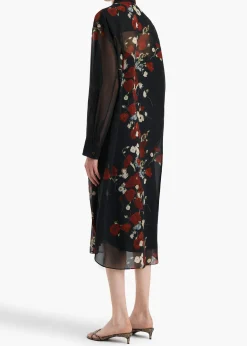 Khaite Dresses-Gloria Dress in Black and Red