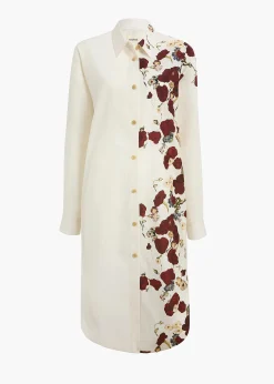 Khaite Dresses-Gloria Dress in Cream and Red