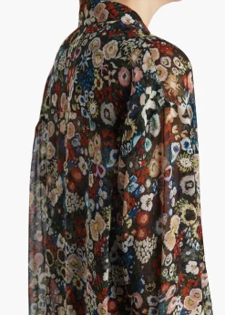 Khaite Shirts & Tops-Goya Top in Black Multi