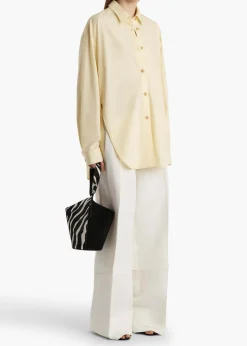 Khaite Shirts & Tops-Goya Top in Pale Yellow