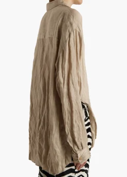 Khaite Shirts & Tops-Goya Top in Tea Stain