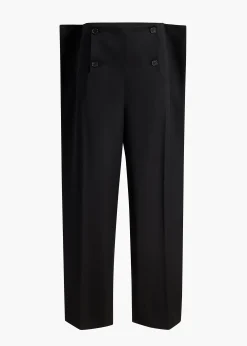 Khaite Pants-Ila Pant in Black