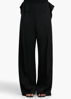 Khaite Pants-Ila Pant in Black