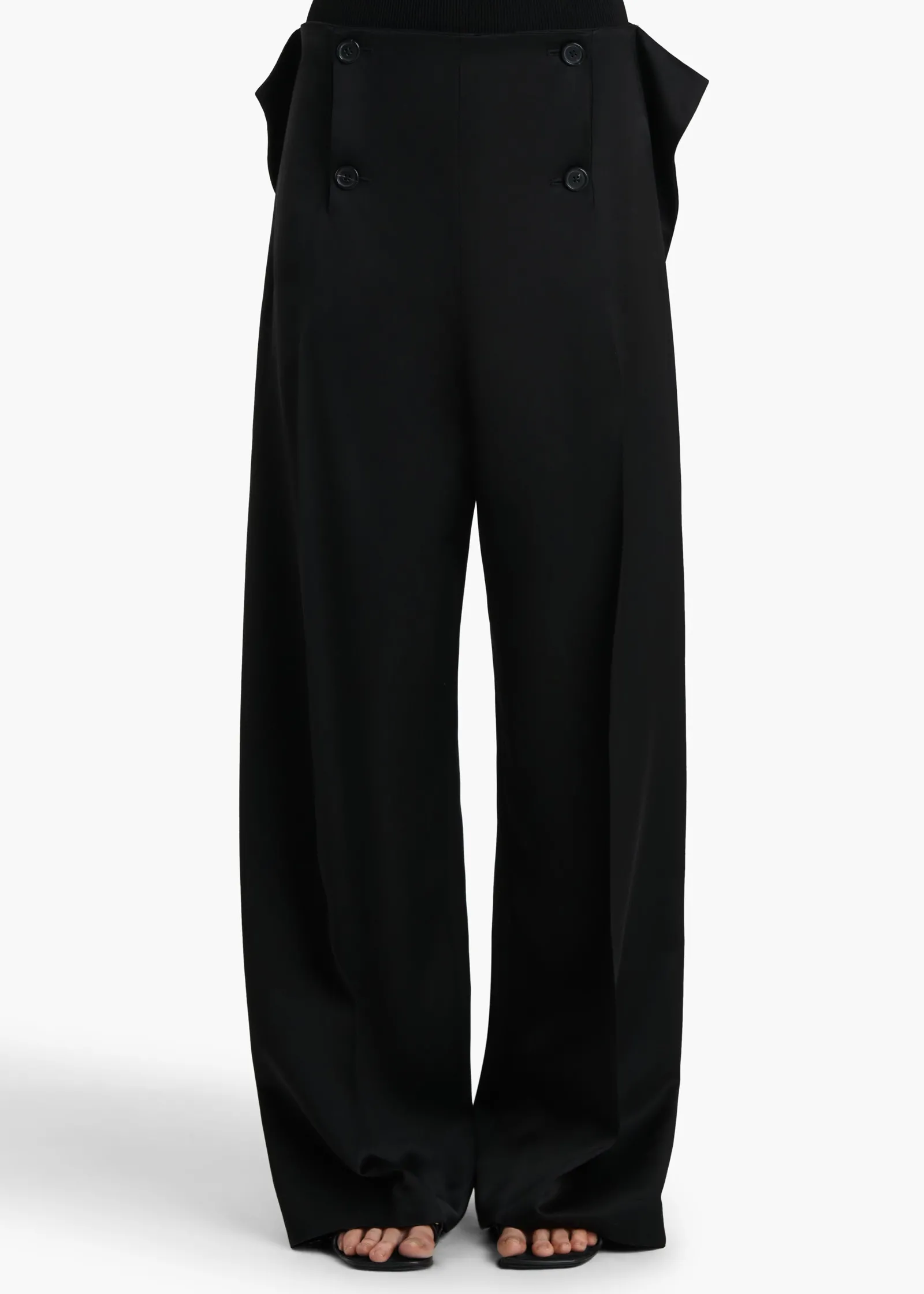 Khaite Pants-Ila Pant in Black