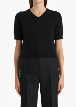 Khaite Knitwear-Jas Sweater in Black
