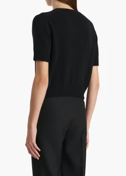Khaite Knitwear-Jas Sweater in Black
