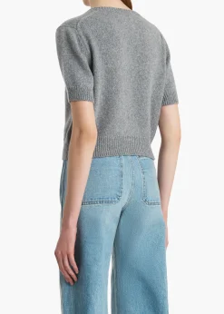 Khaite Knitwear-Jas Sweater in Fog