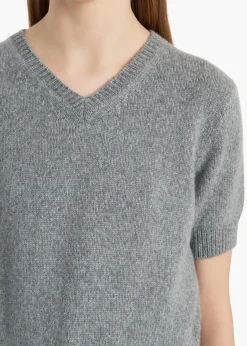 Khaite Knitwear-Jas Sweater in Fog
